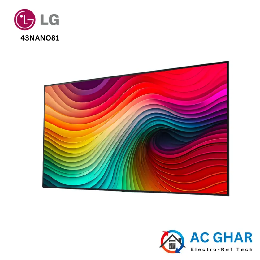 LG 43 Inch NanoCell AI NANO81 4K Smart TV - 43NANO81 | AC GHAR